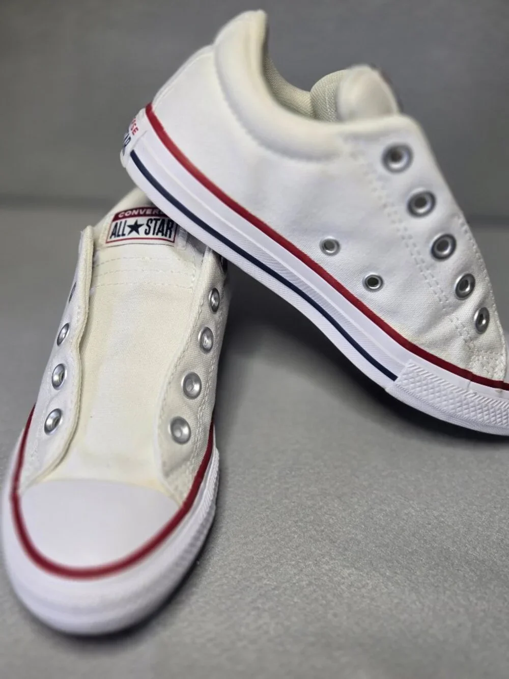 Converse Youth All Star White Sneakers Size 2